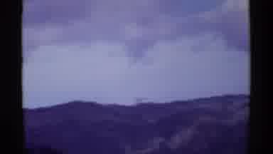 Mauna Ulu Hawaii (1971): Friends Watching Helicopter From A Lookout On A Cloudy