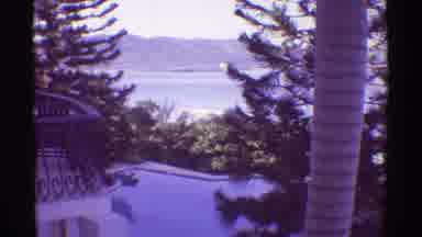 Mauna Ulu Hawaii (1971): Old Footage Of House With Staircase And Outdoor View
