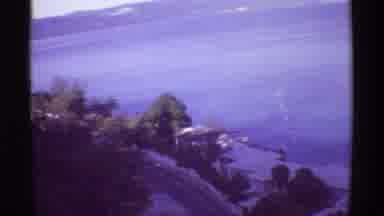 Mauna Ulu Hawaii (1971): View From Solarium Over A Large Blue Lake And Road