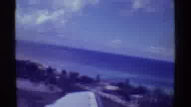Mauna Ulu Hawaii (1971): Plane Flying Over Va Beautiful Beach With Beautiful Water