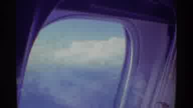 Mauna Ulu Hawaii (1971): Clouds Through Airplane Window