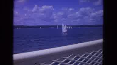 Mississippi River USA (1972): Sailing Boats On The Water
