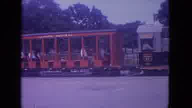 Colby Wisconsin USA (1972): The Train At The Park Gives Rides To A Small Number Of