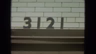 Racine Wisconsin USA (1972): Sign Says 3121 But Does Not Show Us Much Of The