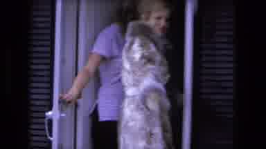 Fort Wayne Indiana (1973): Woman Waving Goodbye From Door