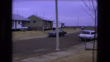 Fort Wayne Indiana (1973): Cloudy Day On A Street In A Desolate Neighborhood With