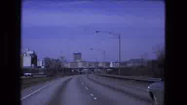 Fort Wayne Indiana (1973): Driving Down A Major Local Highway
