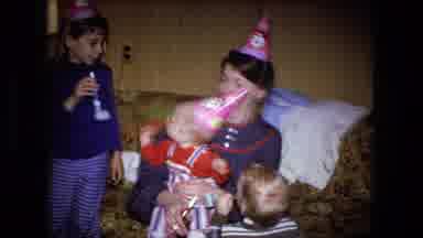 Fort Wayne Indiana (1973): Children's Birthday Party With Adult Family Members
