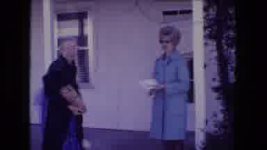 Fort Wayne Indiana (1973): Two Women Chat Before One Turns To Talk To The Man In