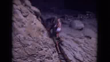 Gila National Forest New Mexico (1973): A Man Holding A Young Girl Walks Down A