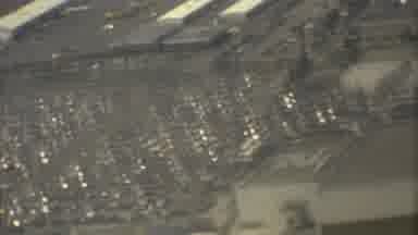Mexico City (1973): Aerial Footage Of An Airport Runway And Parking Lot Then Above