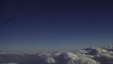 Mexico City (1973): Aircraft Flying Over Clouds