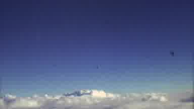 Mexico City (1973): Flying Above The Clouds On An Overcast Day In An Unseen