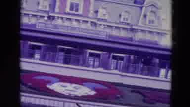 Orlando Florida USA (1974): Disney Entrance Building In The Mid Sixties With The