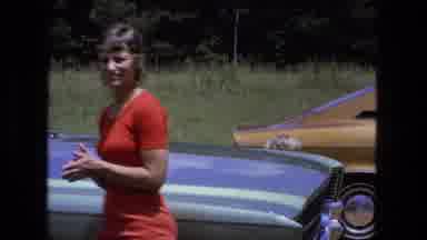 Fort Wayne Indiana (1974): Women And Children Walking Outside In Front Of A House