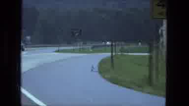 Fort Wayne Indiana (1974): Driving Along An Empty Highway Road With Fields And