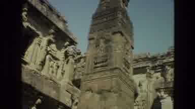 India (1974): View Of White And Tan Buildings On A Bright Sunny Day