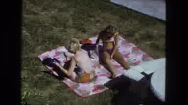 Fort Wayne Indiana (1974): Vintage Women Sunbathing