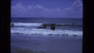 Fort Wayne Indiana (1974): The Adults Are In The Ocean Getting Ready To Go Surfing