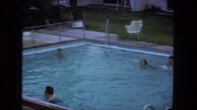 Fort Wayne Indiana (1974): Several Children Play In The Pool And Go Swimming