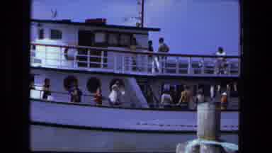 Fort Wayne Indiana (1974): Onboard The Cape Canaveral Passengers Get Underway To