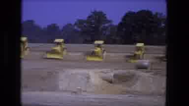 Fort Wayne Indiana (1974): Man Runs Into Line Of Caterpillar Tractors In A Testing