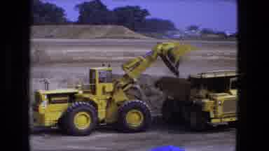 Fort Wayne Indiana (1974): Heavy Machinery Fills Dump Truck With Dirt From The