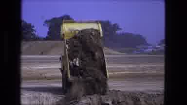 Fort Wayne Indiana (1974): Dump Truck With Dirt For Road Building