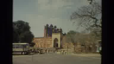 India (1974): An Arabesque Building Like A Mosque Is Seen In The Distance