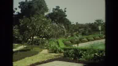 India (1974): A View Of A Monumental Garden