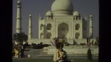 India (1974): Home Movie Footage Of The Taj Mahal And Surrounding Grounds Showing