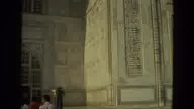 India (1974): Walking Up To An Amazing Building Reminiscent Of The Taj Mahal