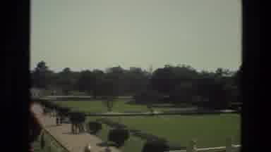 India (1974): Visiting The Taj Mahal Looking At Gardens And Landscape As People