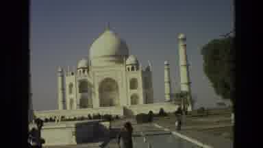 India (1974): Someone Shoots A Beautiful View Of Taj Mahal