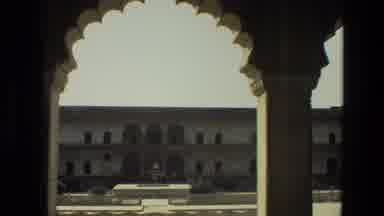 India (1974): A A View Of A Monumental Building