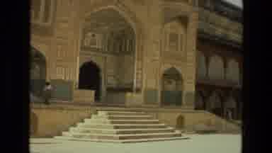 India (1974): A Large And Elegant Building Of Ancient Time With Pale Yellow Color