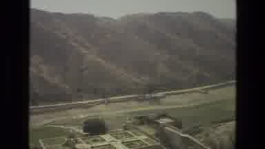 India (1974): Aerial View Of Mountains