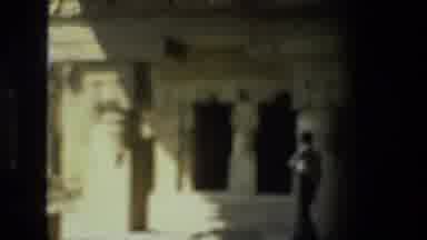 India (1974): The Details And Carvings Of An Exotic Ancient Ruin Are Seen