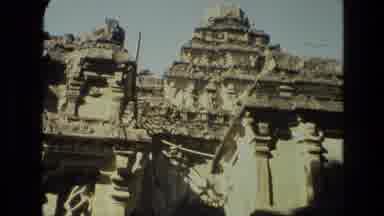 India (1974): Footage Of Ancient Stone Temple