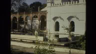 India (1974): Panning Shot Of An Old Palace