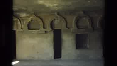 India (1974): An Old Historic Building Or Monument With Some Artistic Carving
