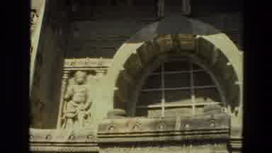 India (1974): Old Building With Gorgeous Statues Pillars Windows And Overall