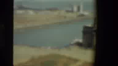 India (1974): View Of A City Centre With Sea Canals And Buildings