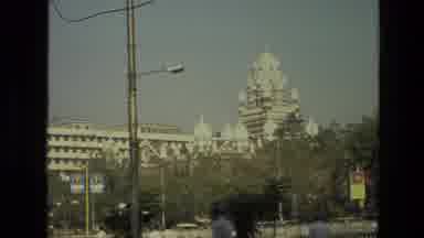 India (1974): A Foreign Land With Lots Of Different Buses And Buildings Being