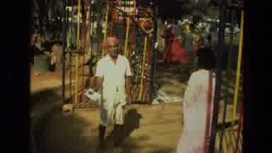 India (1974): Man In Park In India