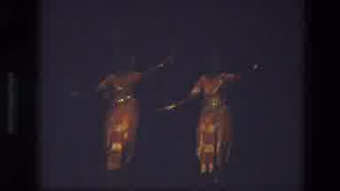 India (1974): Two Woman Performing A Folkloric Dance