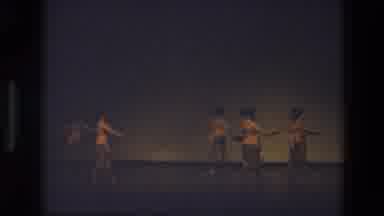 India (1974): Old Footage Of Hawaiian Dances Grainy Video Dancing In Circles