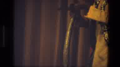 India (1974): A Man On Stage With A Snake