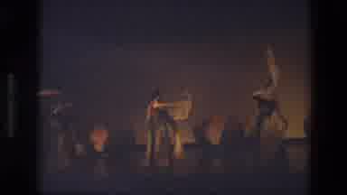 India (1974): Three Women With White Scarves Perform Dance On Stage With Pink