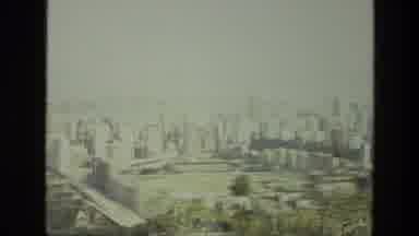 India (1974): Landscape Among A City Seen From The Distance
